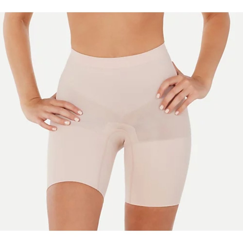 Spanx Power Series Shaping Short Soft Nude Size 1X